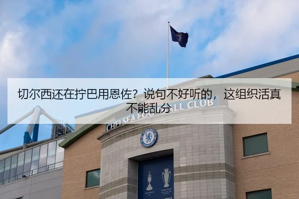 切尔西还在拧巴用恩佐？说句不好听的，这组织活真不能乱分
